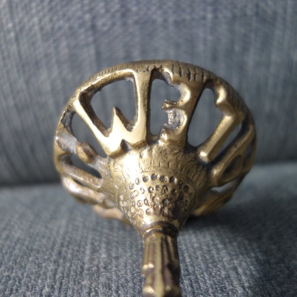 Metal Temple Menorah with Jerusalem Base - Picture 5 of 13